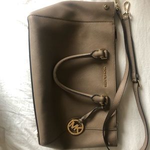 USED Taupe Michael Kors Purse